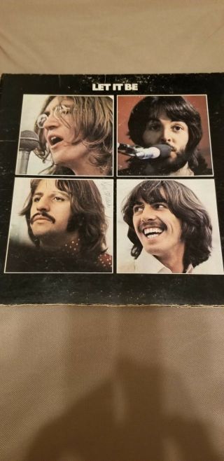 The Beatles Let It Be Vinyl Lp Record Album Made In England