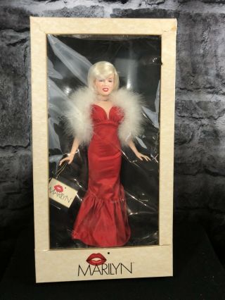 World Doll Marilyn Monroe Red Dress Doll With