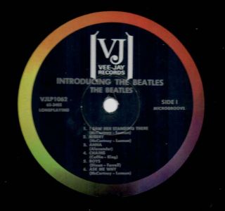 1964 Mono Version 2 Introducing The Beatles Vj Lp