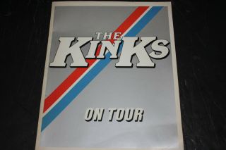 The Kinks Give The People What They Want 1981 Us Tour Book Vg