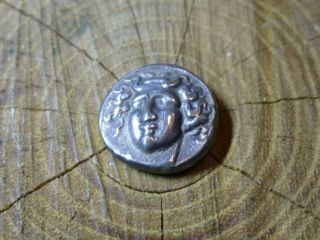 Greece Larissa in Thessaly 356 B C nymph horse ancient Greek silver stater coin 2