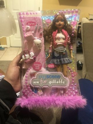 My Scene Barbie Un - Fur - Gettable Madison (westley) Doll Nib
