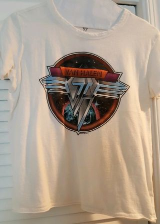 Van Halen 1979 World Tour T - Shirt Ladies Size Medium