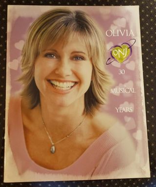 2001 (?) Olivia Newton John 30 Musical Years Tour Program Book