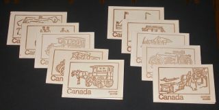 Bk69fii Full Set Of 10 Centennial Stamp Booklets