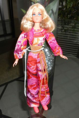 Vintage 1970 Mattel Mod Live Action Barbie Doll Eyelashes 2
