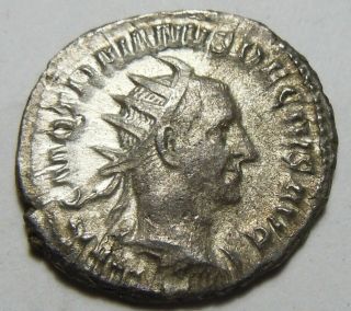 Trajan Decius Ar Antoninianus  Victory  Ancient Rome Victoria Avg