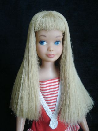 Vintage 1963 Blonde Sl Skipper Doll In Swimsuit