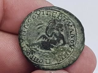 Rare Ancient Roman Bronze Coin Provincial Septimus Severus 9,  2 Gr 28 Mm