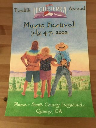 High Sierra Music Festival Poster 2002