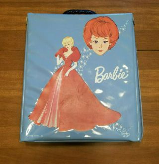 Vintage 1963 Barbie Case With Vintage Barbie Doll And Clothes