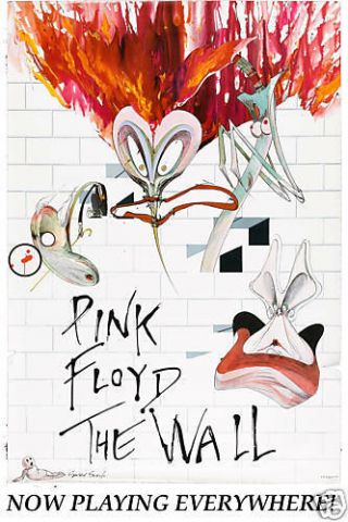Promotional Advance: Pink Floyd The Wall Alternate Movie Poster 1982