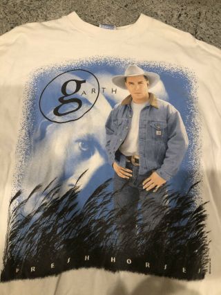 Vintage Garth Brooks Fresh Horses Tour T - Shirt Xxl