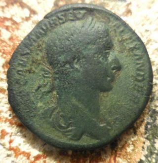 Severus Alexander Sestertius Pax 31 Mm,  20.  21 G.  Just Unwrapped From Cellophane