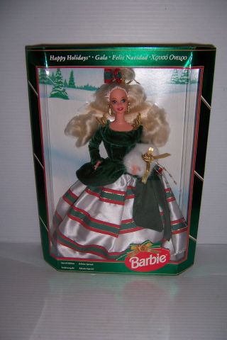 1994 International Happy Holidays Barbie Doll Special Edition Mattel 13545 Nrfb