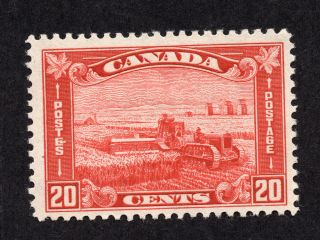 Canada 175 20 Cent Brown Red Harvesting Wheat King George V Scroll Issue Mlh