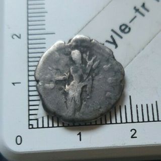 I06407 monnaie romaine argent denier antonin le pieux à identifier silver 2