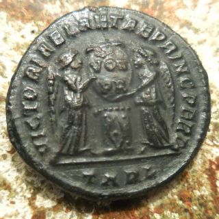 Near Ef For Type Constantine I Æ Nummus.  Treveri,  Ad 319.  Imp Constantinvs