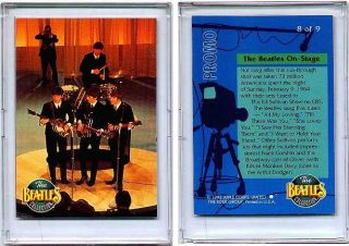 The Beatles " The Ed Sullivan Show " 1993 Promo Card