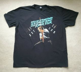 Bruce Springsteen And The E Street Band River Tour Shirt 2xl - American Apparel