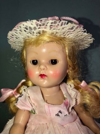 Vintage Vogue Ginny Doll in her 1956 Medford Tagged Tiny.  Miss Dress 3