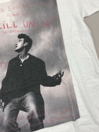Morrissey The Smiths Kill Uncle Vintage Tshirt SMALL 3