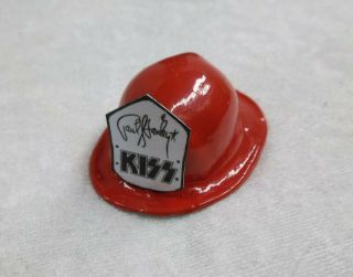 Kiss Paul Stanley 1/6 Figure Scale 12 Inch Doll Custom Miniature Firehouse Hat