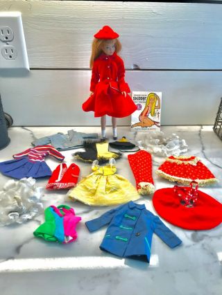 Vintage Skipper Doll (barbie) - Titian Red Hair Metal Headband,  Accessories