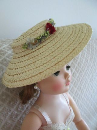 Madame Alexander Cissy Doll Straw Hat No Doll