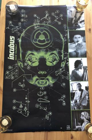 Incubus Make Yourself Vintage Poster 2000