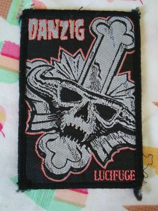 Danzig Patch Vtg Lucifuge Misfits Samhain Punk Black Flag Slayer Type O Negative