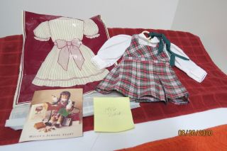 1986 Pleasant Company American Girl Molly Plaid Jumper Set 1st Edition Complete
