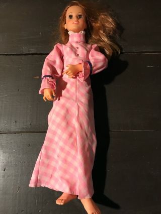 Vintage 1972 Harmony Doll Ideal Toys 21 " Tall,  Red Hair,  Pink Dress Classic L@@k