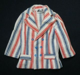 Vintage Barbie Ken - Red White & Wild - Sears Exclusive Stripe Jacket