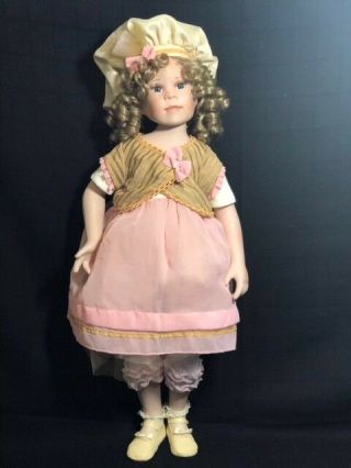Paradise Galleries Porcelain 28” Doll By Linda Murray
