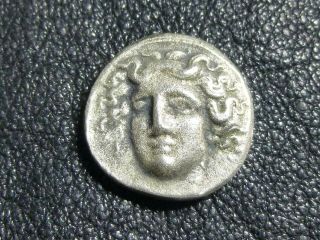 Larissa In Thessaly 356 Bc - Nymph.  Horse - Ancient Greek Silver Coin 4.  53 Gr.  19