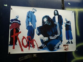 Korn Debut Album Promotional Poster: 36 " X 24 ",  Single Sided,  Rolled,  Not Folded