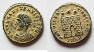 Zurqieh - As1517 - Constantius Ii Ae 3.  As Found