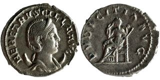 Ar Antoninianus 249 - 251 Ad Roman Empire Herennia Etruscilla
