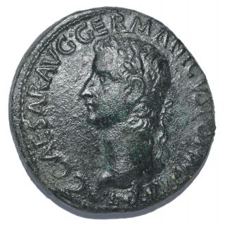 Æ Sestertius Gaius Caligula Roman Empire 37 - 38 Ad Bronze Coin Novelty Strike