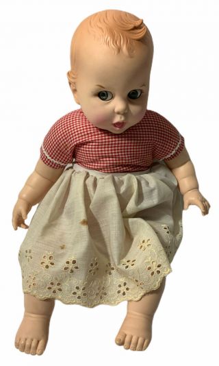 Vintage Gerber Baby Doll 1979 50th Anniversary Atlanta Novelty Red White Gingham