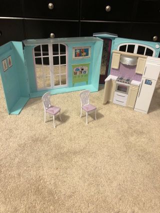 2007 Mattel Barbie My Dream House Partially Complete Folding with Some Furniture 2