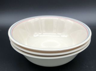 3 - Corning Corelle - English Breakfast - 6 1/4 " Soup Cereal Salad Bowls -