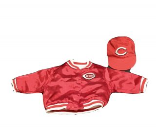 American Girl Kit Cincinnati Reds 2006 Baseball Jacket & Cap Hard To Find