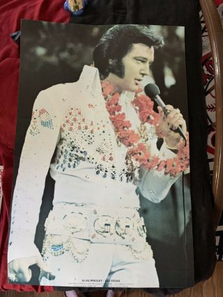 Elvis Presley Poster Las Vegas 1975 23 X 35
