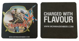 Iron Maiden - Trooper Beer Artwork Bar Coasters Set Of 12