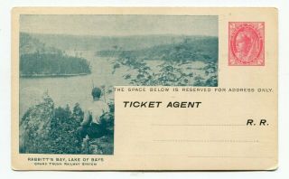 Canada Postal Stationery - Gtr Grand Trunk Railway - Illustrated Postcard Gtr - 40