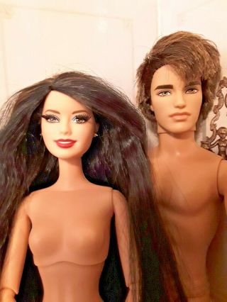 Barbie " Raquelle " & Ken " Ryan " Fashionistas Dolls Nude