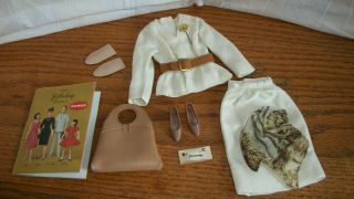 1963 Vintage Lise Littlechap White 2 Piece Dress Complete And Very