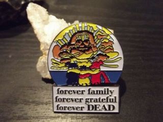 Forever Family,  Forever Grateful,  Forever Dead Pin Jerry Garcia & Dancing Bears